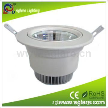 Newly 12W COB LED Downlight with aluminum alloy+PC